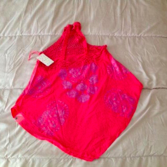 Free People Poppy Patterned Mandolin Tank - Picture 5 of 5